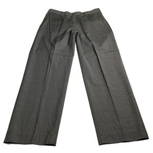 Joseph Abboud Men’s 32x30 Gray Wool Dress Pants Flat Front USA